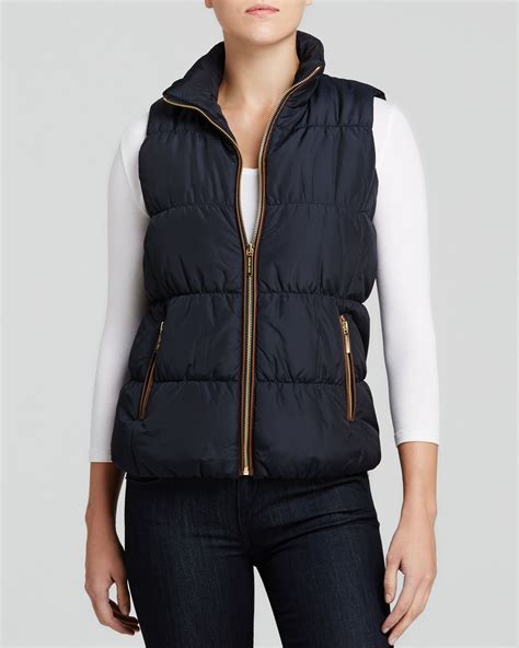 michael kors womens puffer vest|michael kors puffer vest women's.